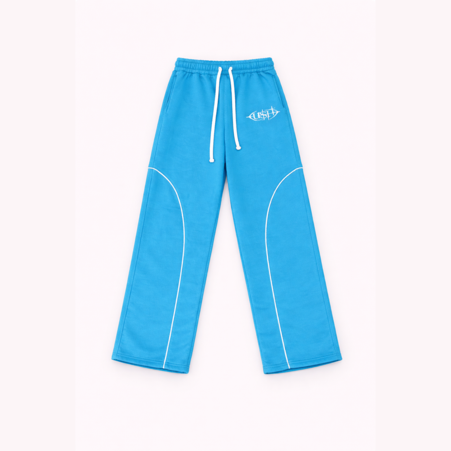 Blue Baggy Sweatpants