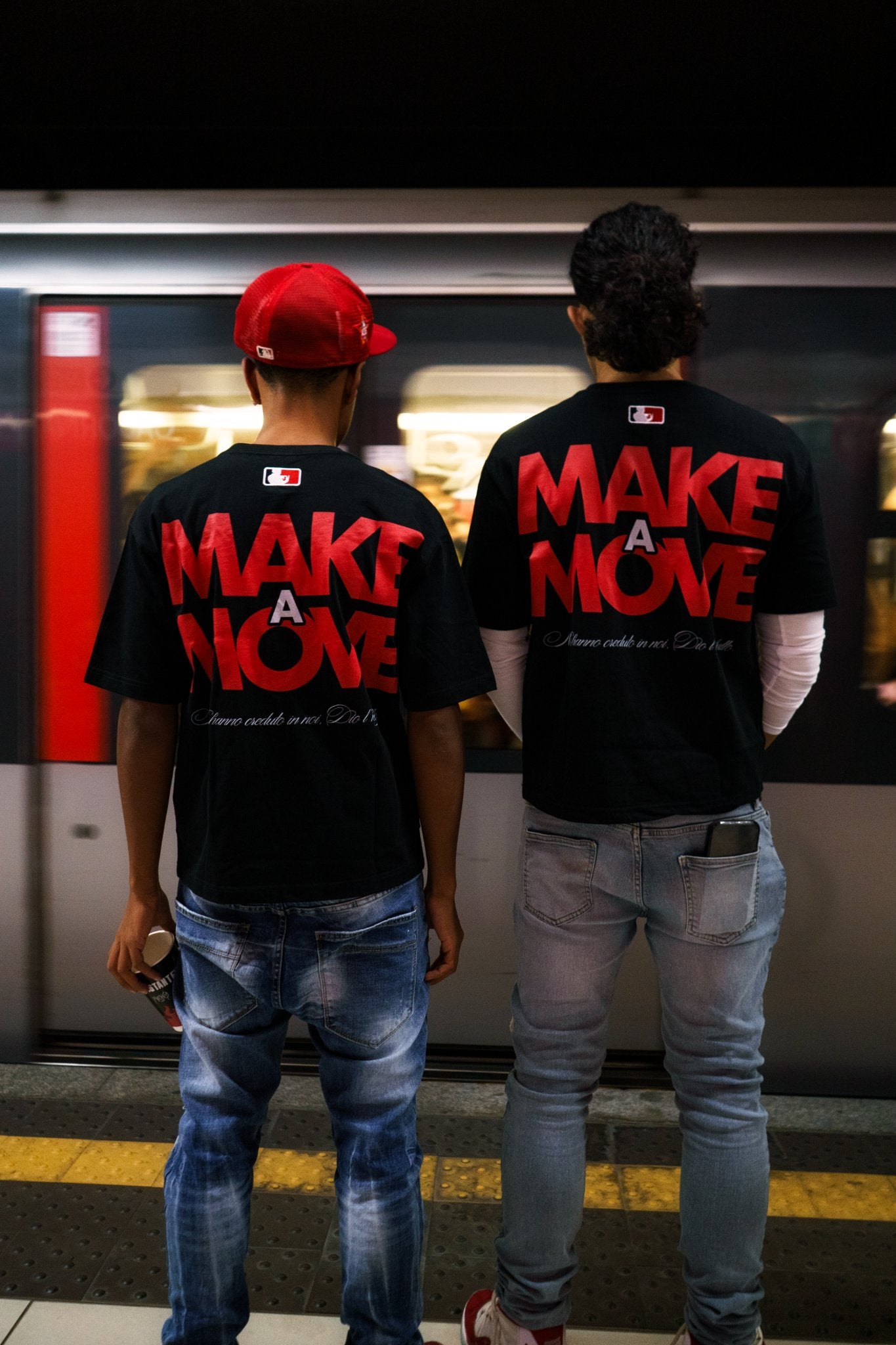Make a Move Red Tee