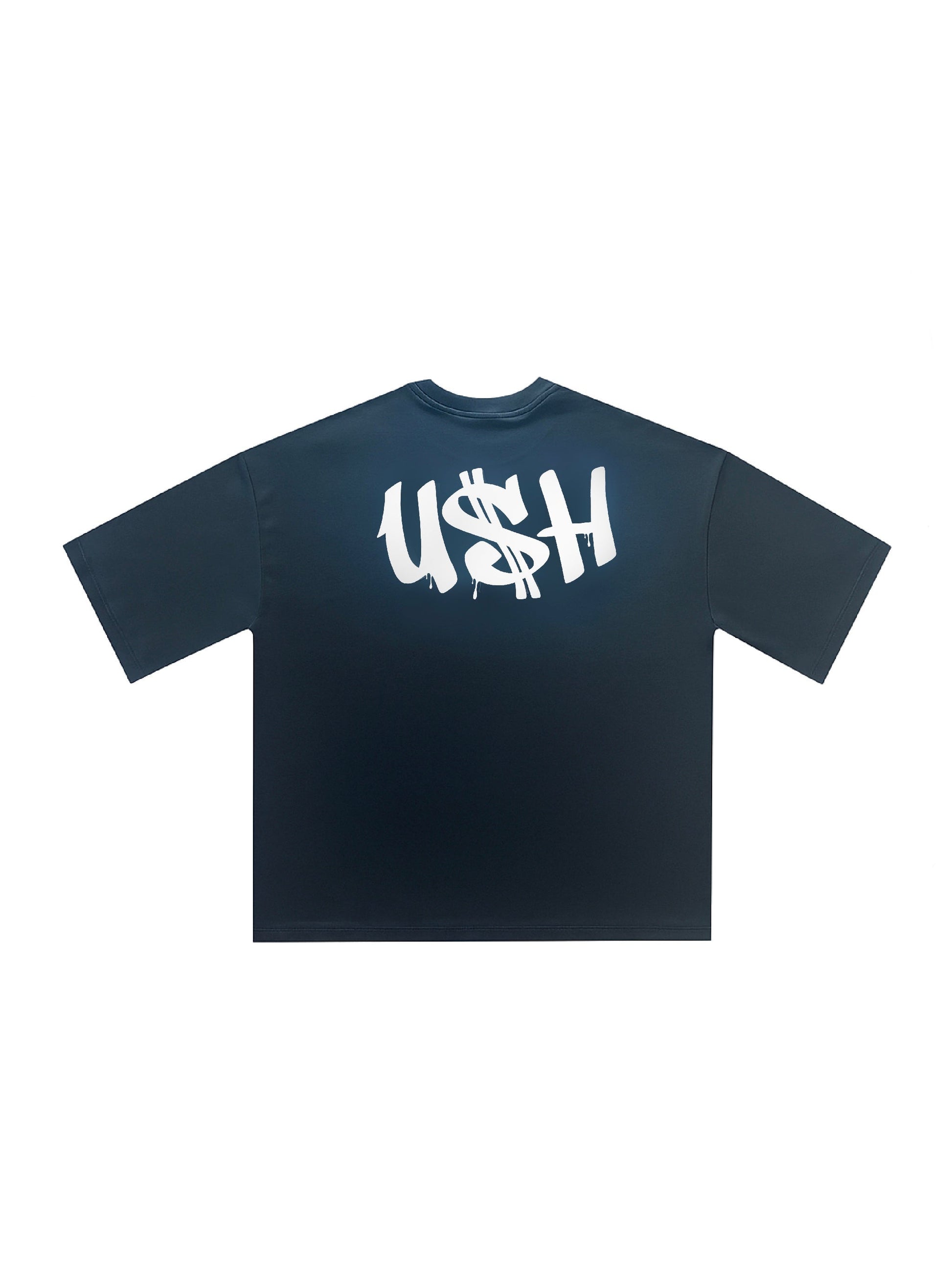 U$H x Silence tee Black U$H